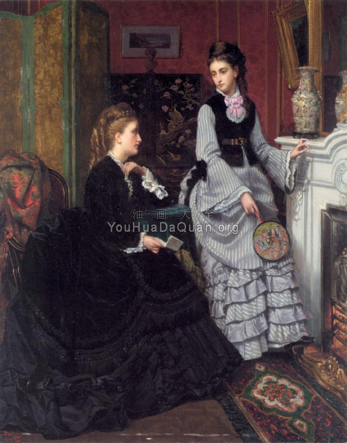 A Moment by the Fire - 简·佛雷德里克·彼得·Portielje